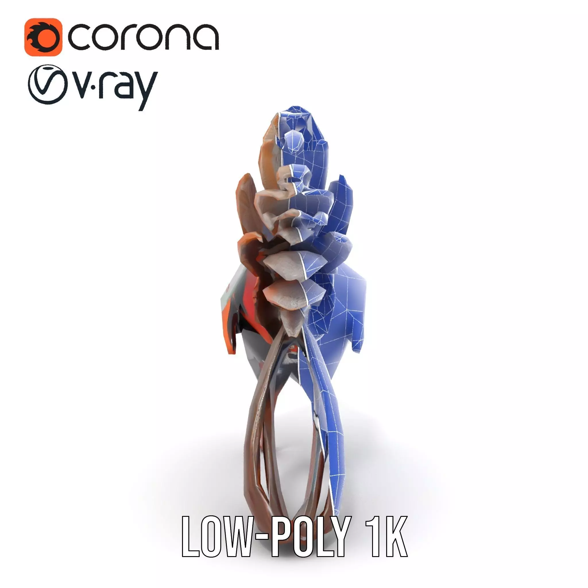 Vibrant Pheasant model pack Low-poly 3D model_30