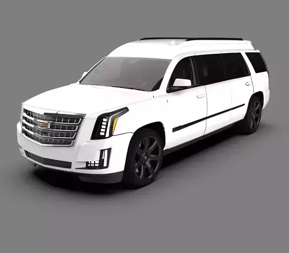 Cadillac Escalade Limousine Luxury Stretch SUV 3D model