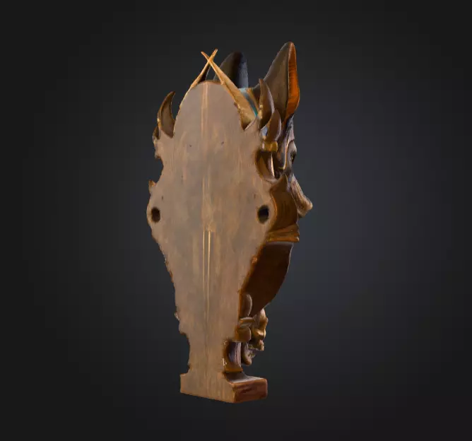 Guardian of the Afterlife Low-poly 3D model_3