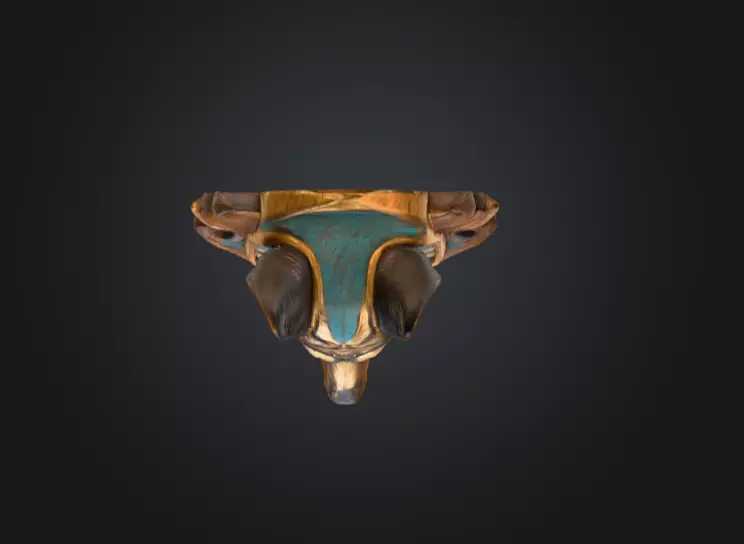 Guardian of the Afterlife Low-poly 3D model_14