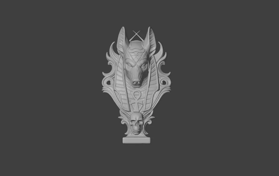 Guardian of the Afterlife Low-poly 3D model_16