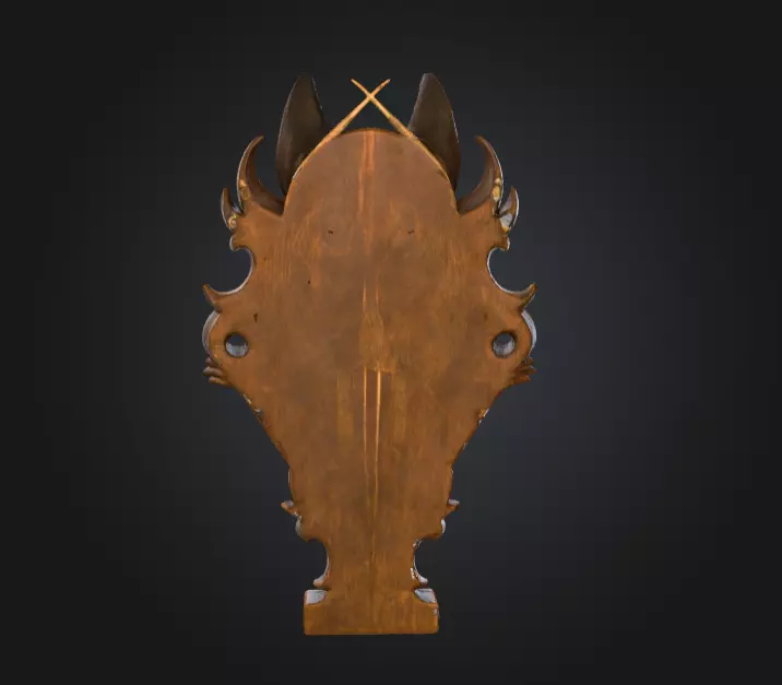 Guardian of the Afterlife Low-poly 3D model_4