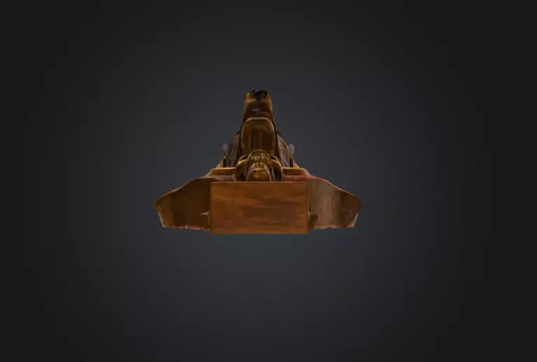 Guardian of the Afterlife Low-poly 3D model_15