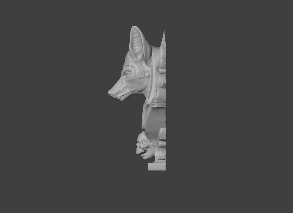 Guardian of the Afterlife Low-poly 3D model_19