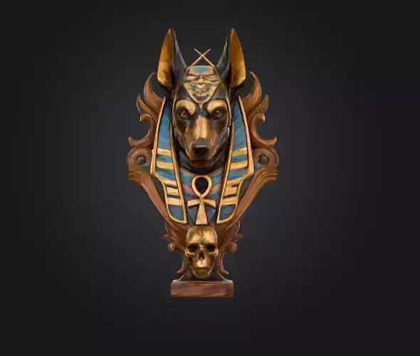 Guardian of the Afterlife Low-poly 3D model Guardian of the Afterlife Low-poly 3D model