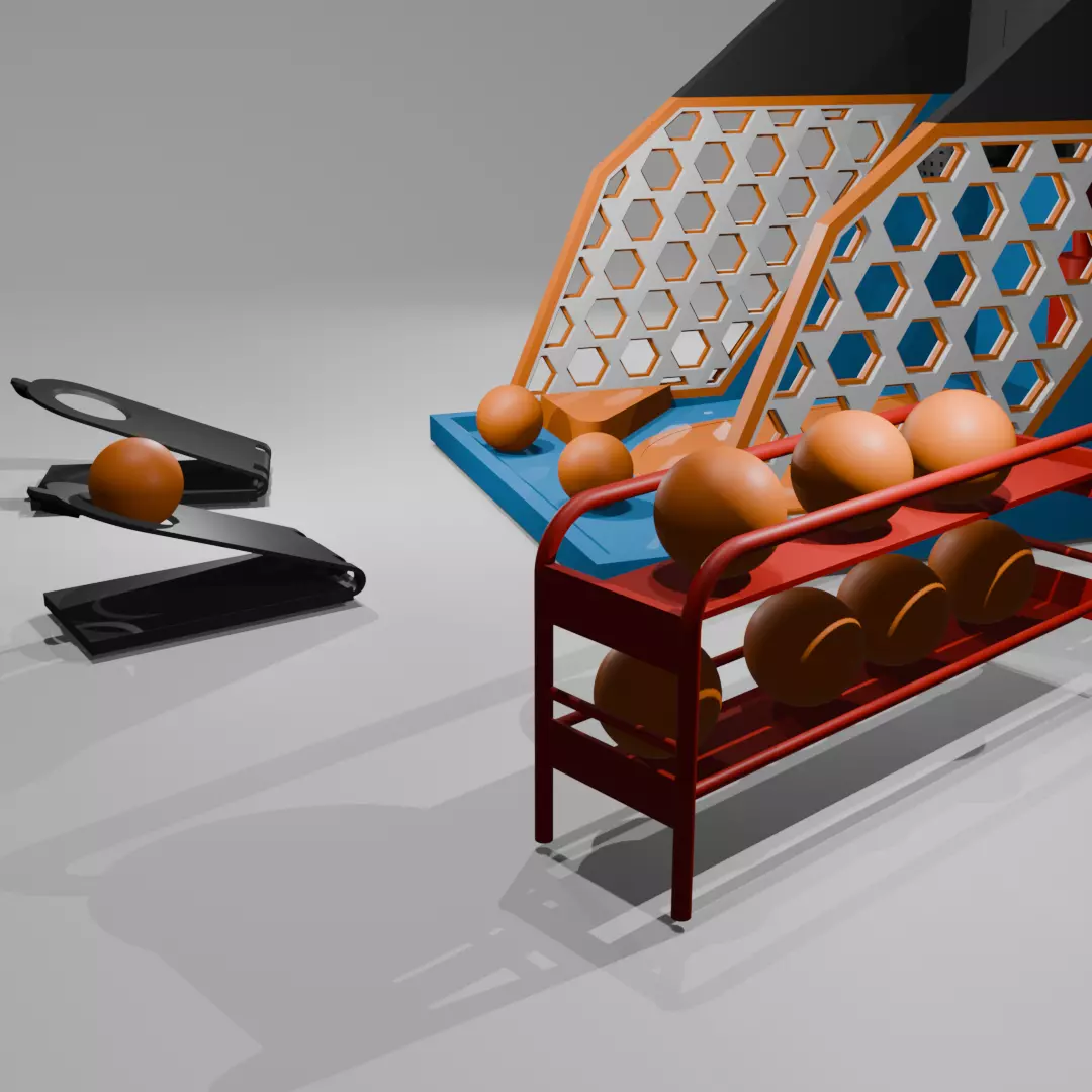 Basketball Game - Juego 3D print model_2