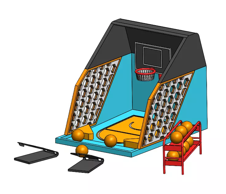 Basketball Game - Juego 3D print model_5
