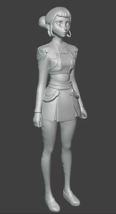 Zoey - K Pop Demon Hunters 3D print model_9
