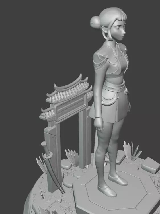 Zoey - K Pop Demon Hunters 3D print model_5