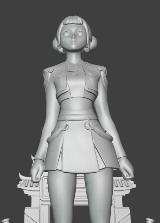 Zoey - K Pop Demon Hunters 3D print model_7