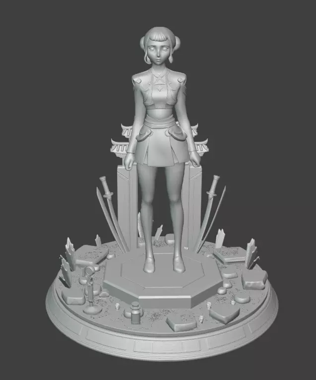 Zoey - K Pop Demon Hunters 3D print model_1