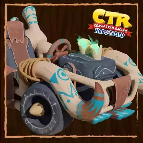 Stylized Tribal Kart