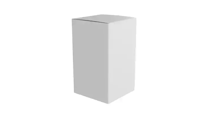 Gift paper box PBR 02 3D model