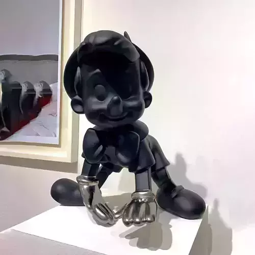  Chrome Pinocchio Disney Cricket Player toy 3D print model