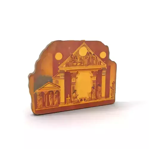 Ancient Greek Relief model pack Low-poly 3D model
