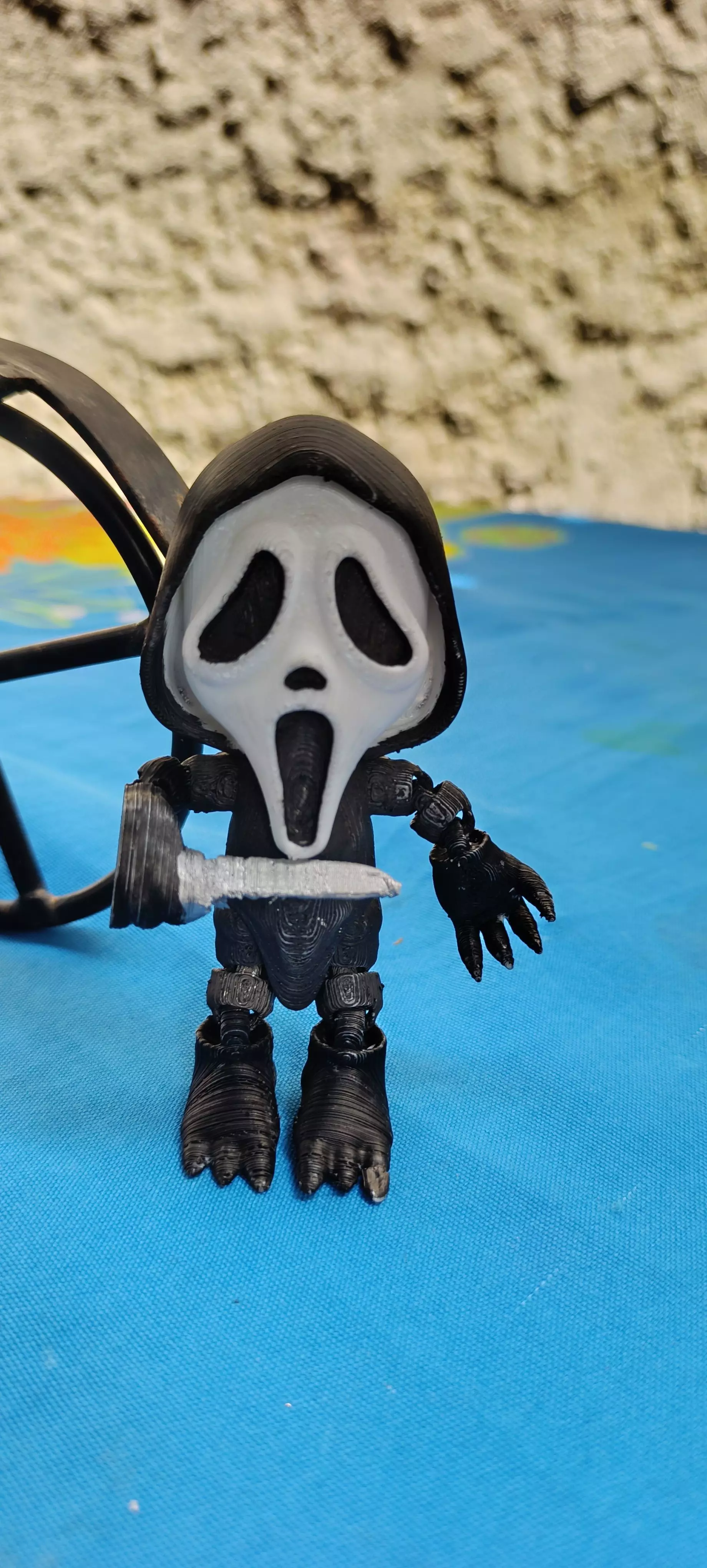 Scream articulado  3D print model_2