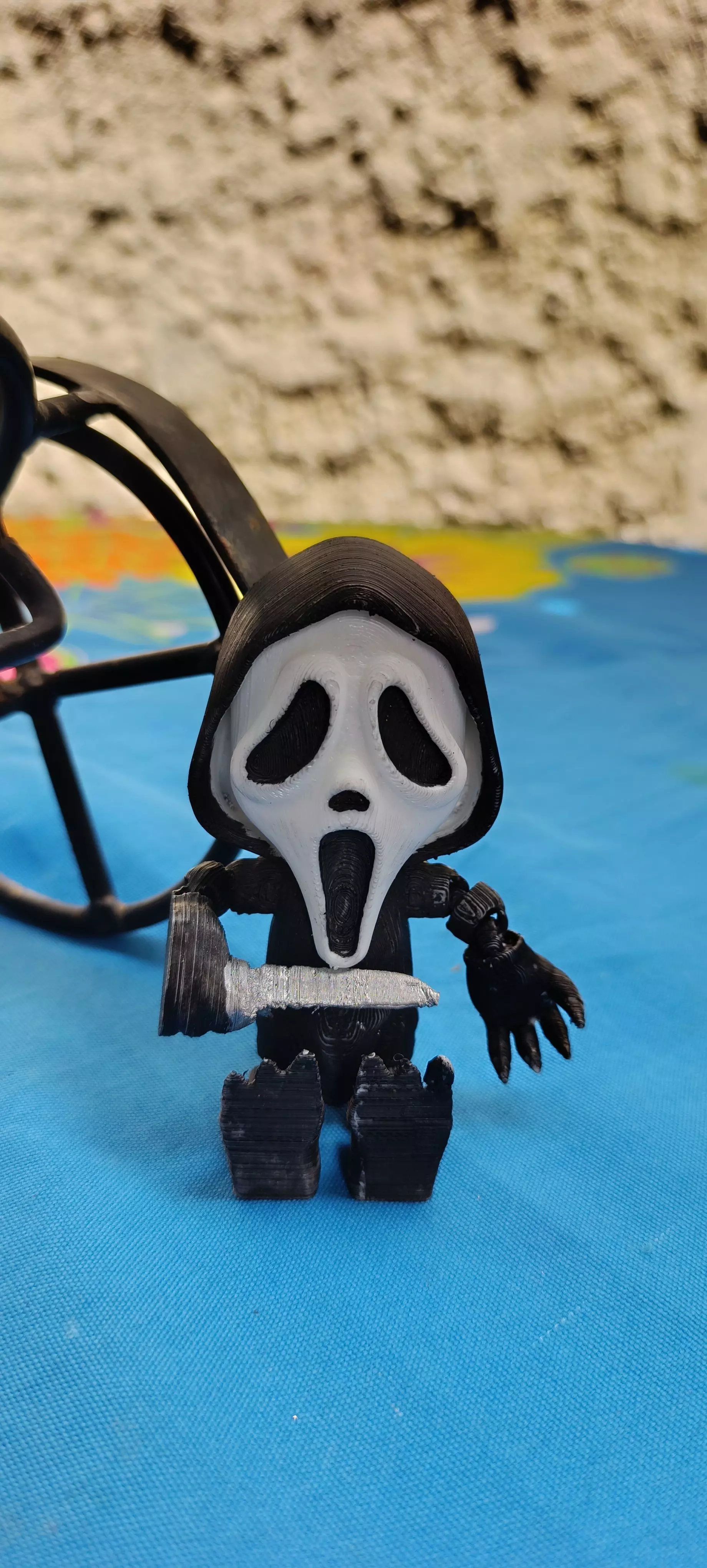 Scream articulado  3D print model_0