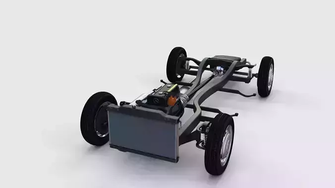 Mercedes Benz 190SL Full Chassis rev