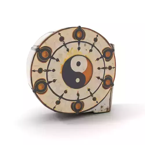 Yin Yang Symbolic Clock model pack