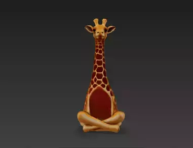 Majestic Giraffe Holder Stand