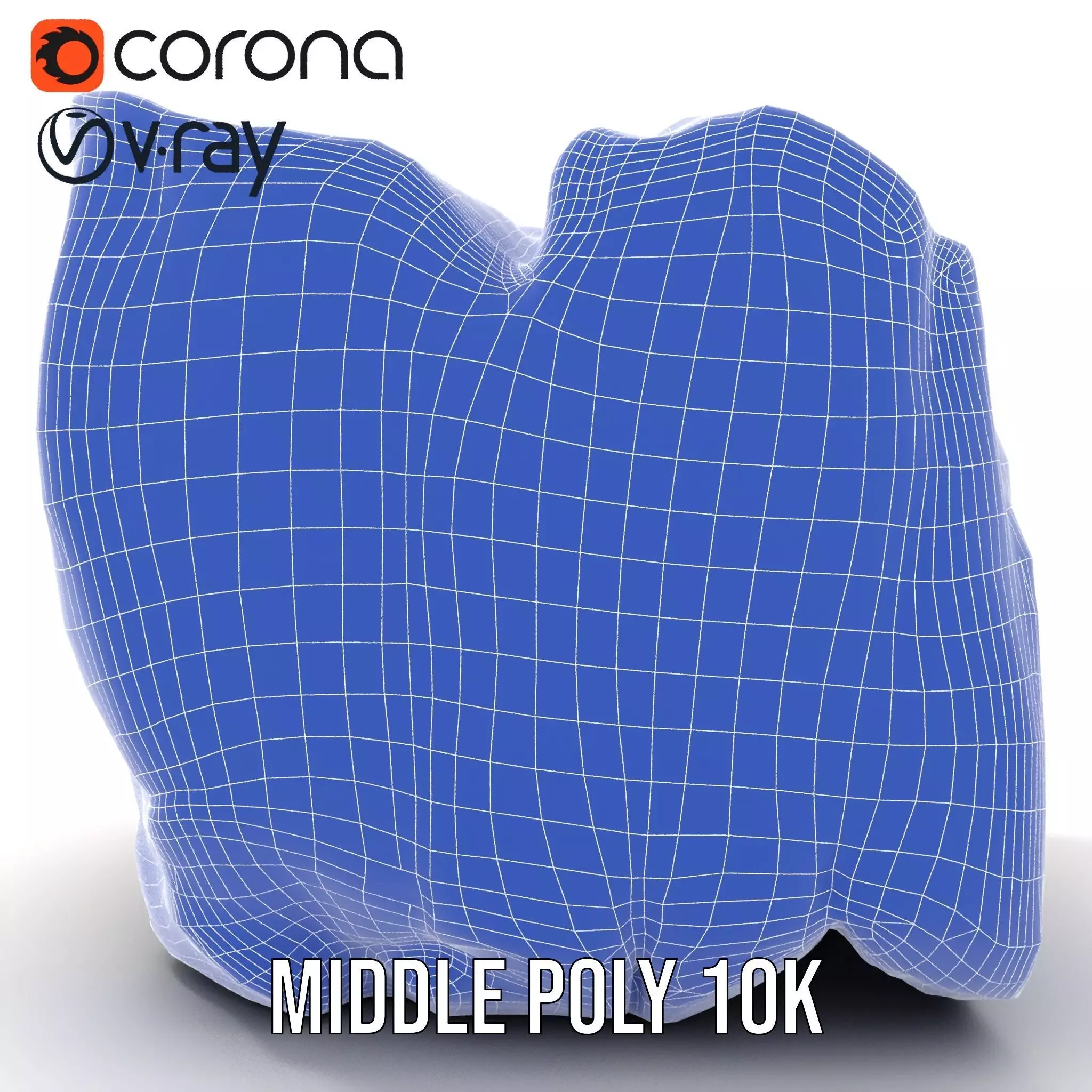 Vibrant Waterfall Terrain model pack Low-poly 3D model_26