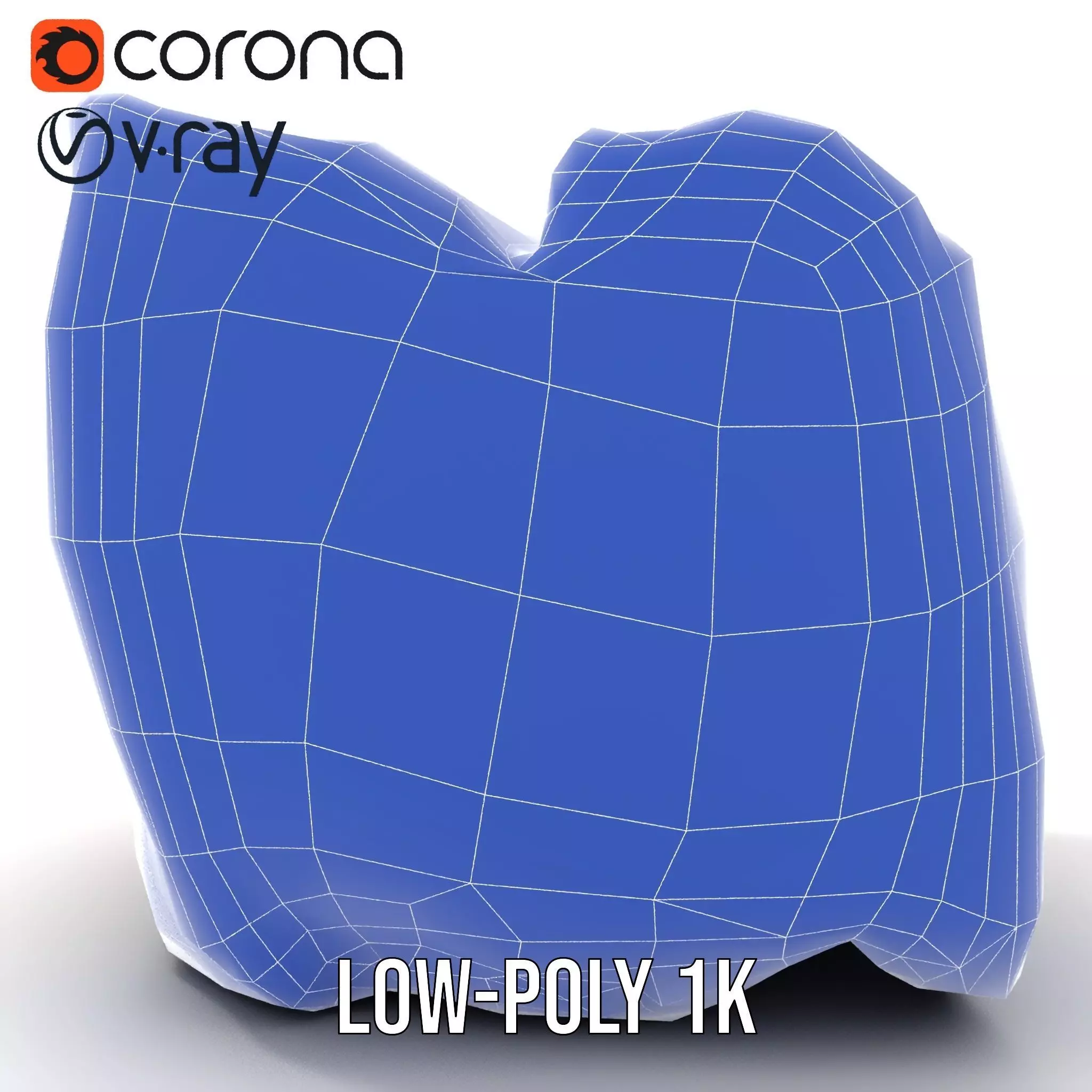 Vibrant Waterfall Terrain model pack Low-poly 3D model_20