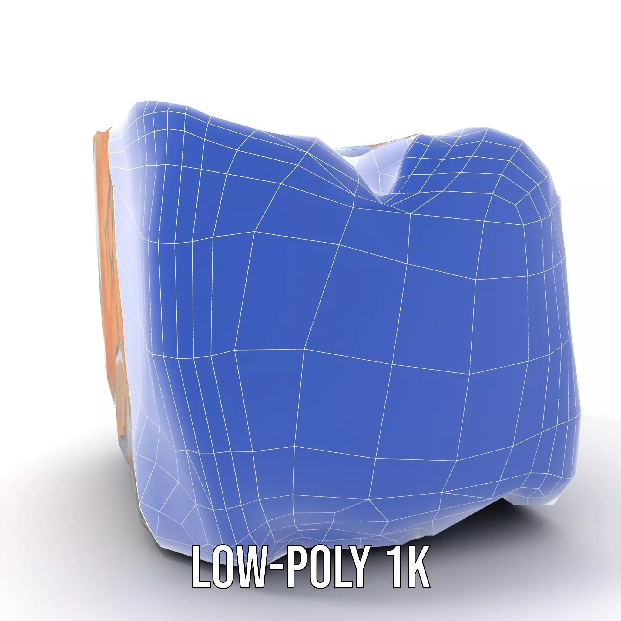 Vibrant Waterfall Terrain model pack Low-poly 3D model_25