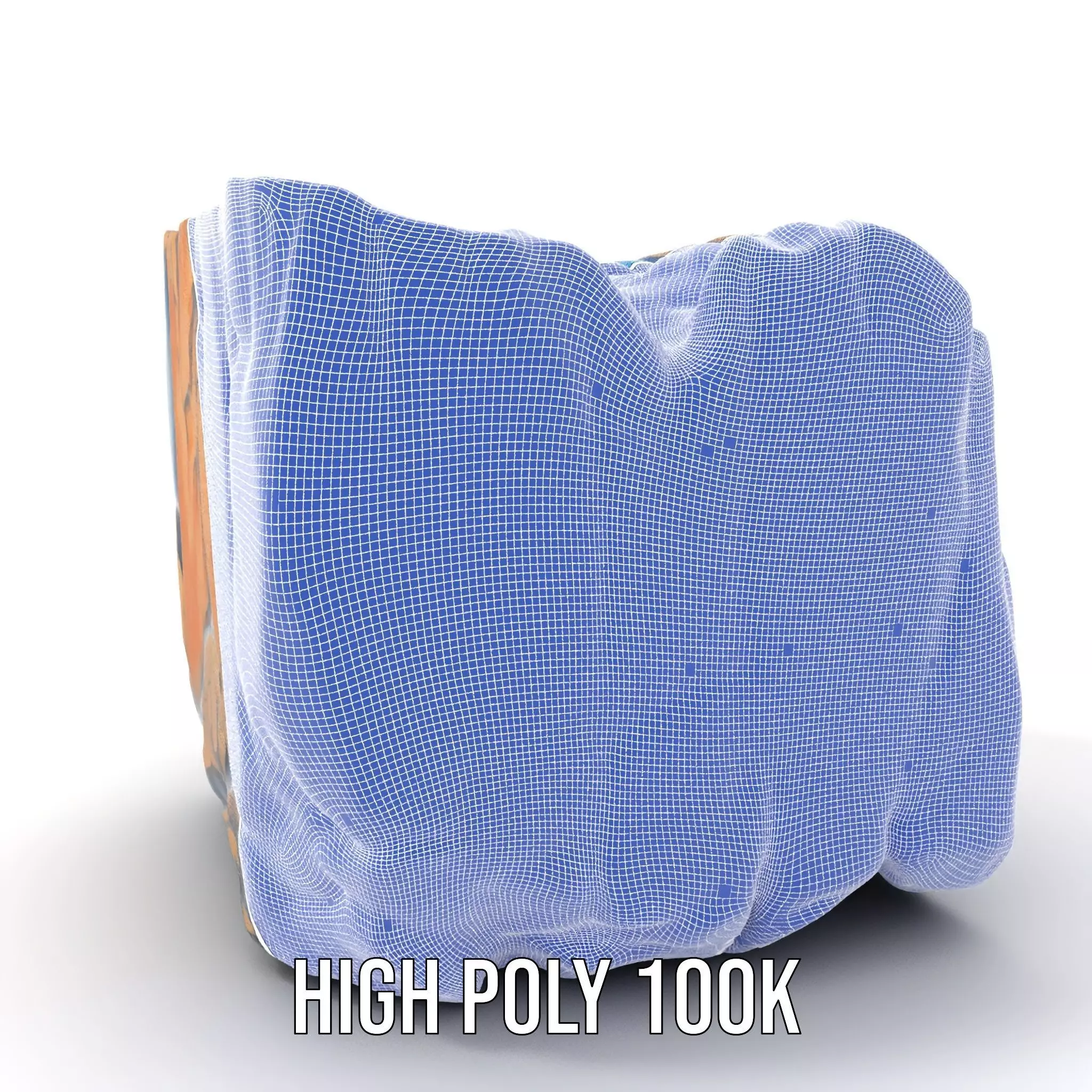 Vibrant Waterfall Terrain model pack Low-poly 3D model_4