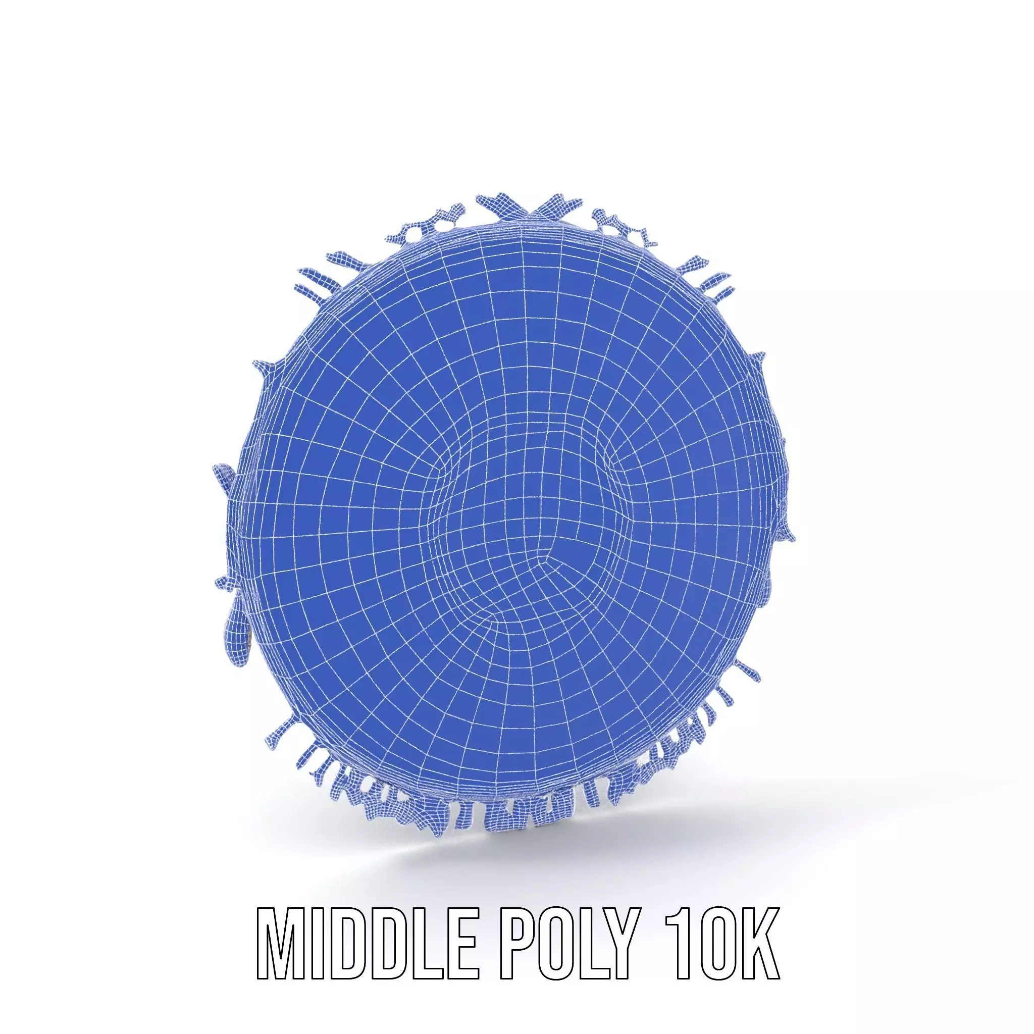 Vibrant Mandala Tapestry model pack Low-poly 3D model_22