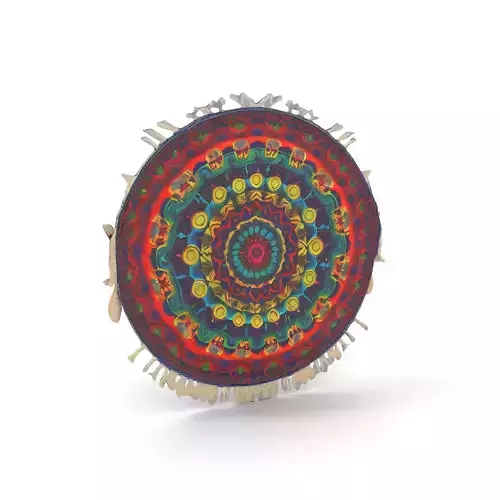Vibrant Mandala Tapestry model pack
