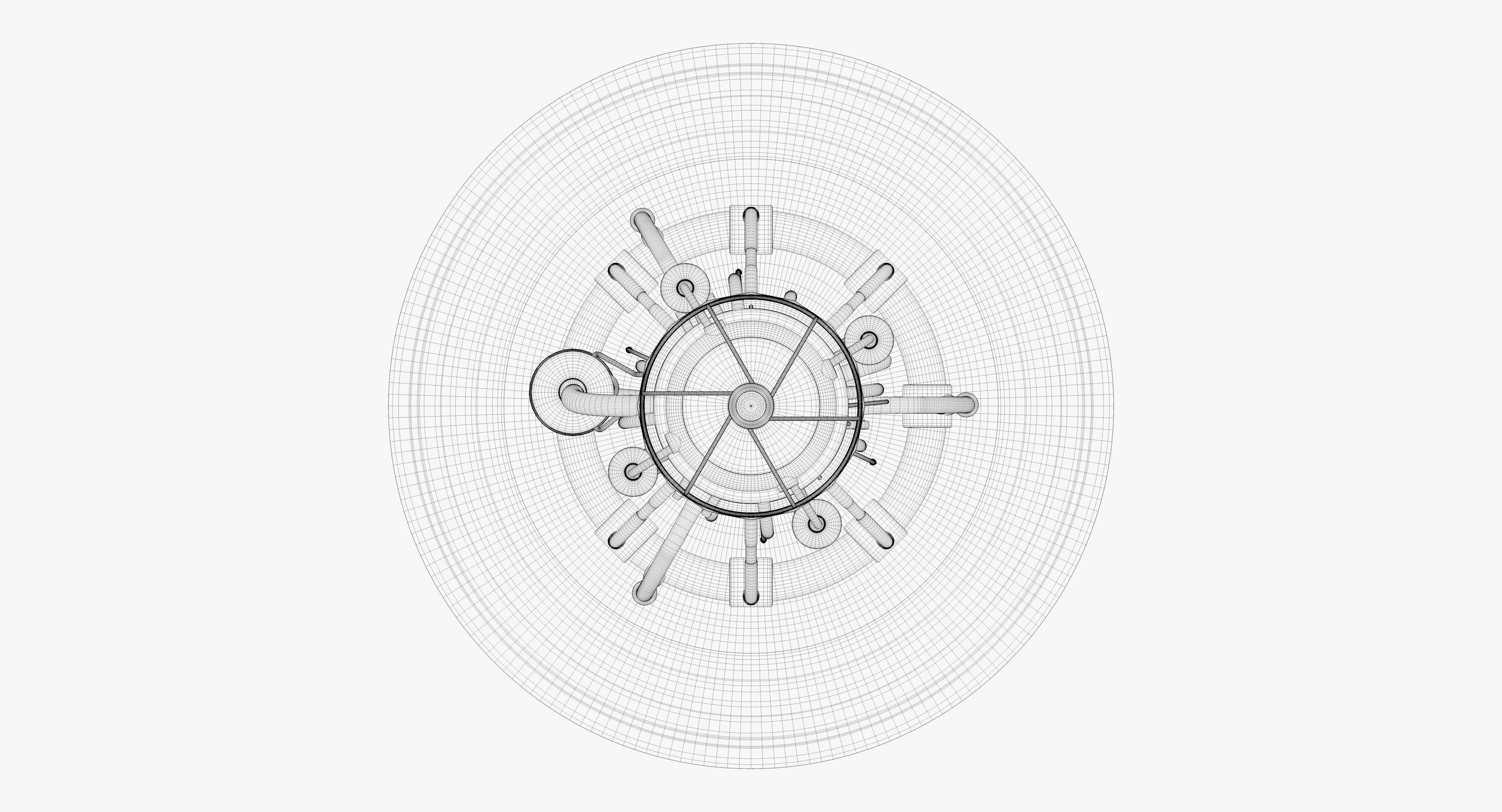 Rocket engine 3D model_9