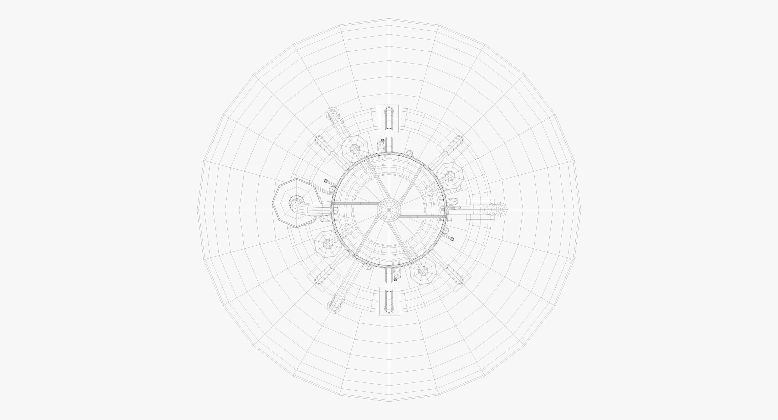 Rocket engine 3D model_8