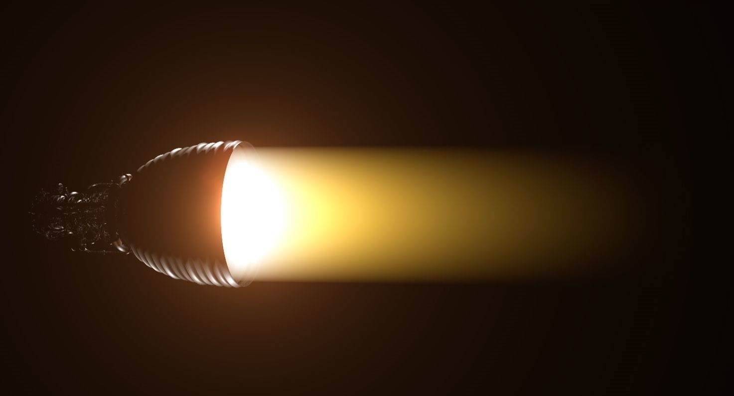 Rocket engine 3D model_1