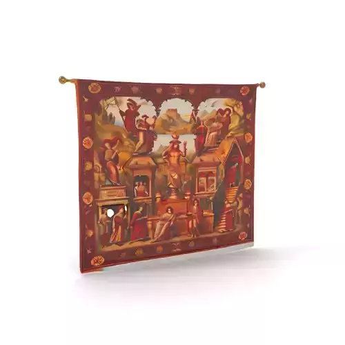 Renaissance Tapestry Artwork model pack