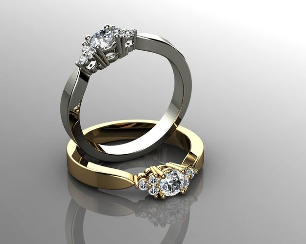 Engagement Rings  3D print model