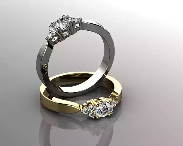 Engagement Rings  3D print model