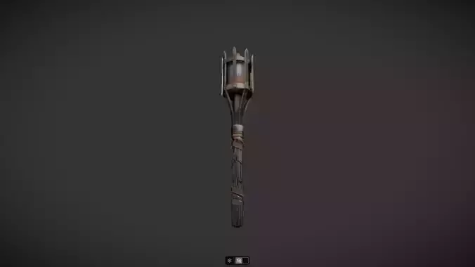 A torch with flame