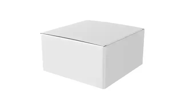 Gift paper box PBR 03 3D model