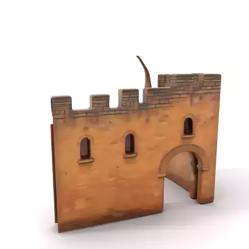 Medieval Stone Gate model pack