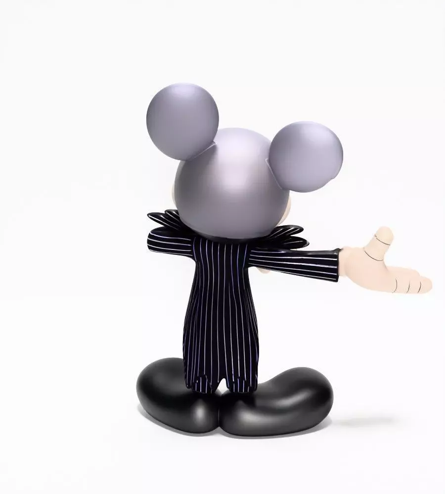 Mickey Mouse Jack Skellington Halloween toy 3D print model_12