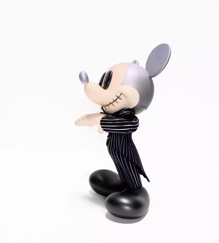 Mickey Mouse Jack Skellington Halloween toy 3D print model_5