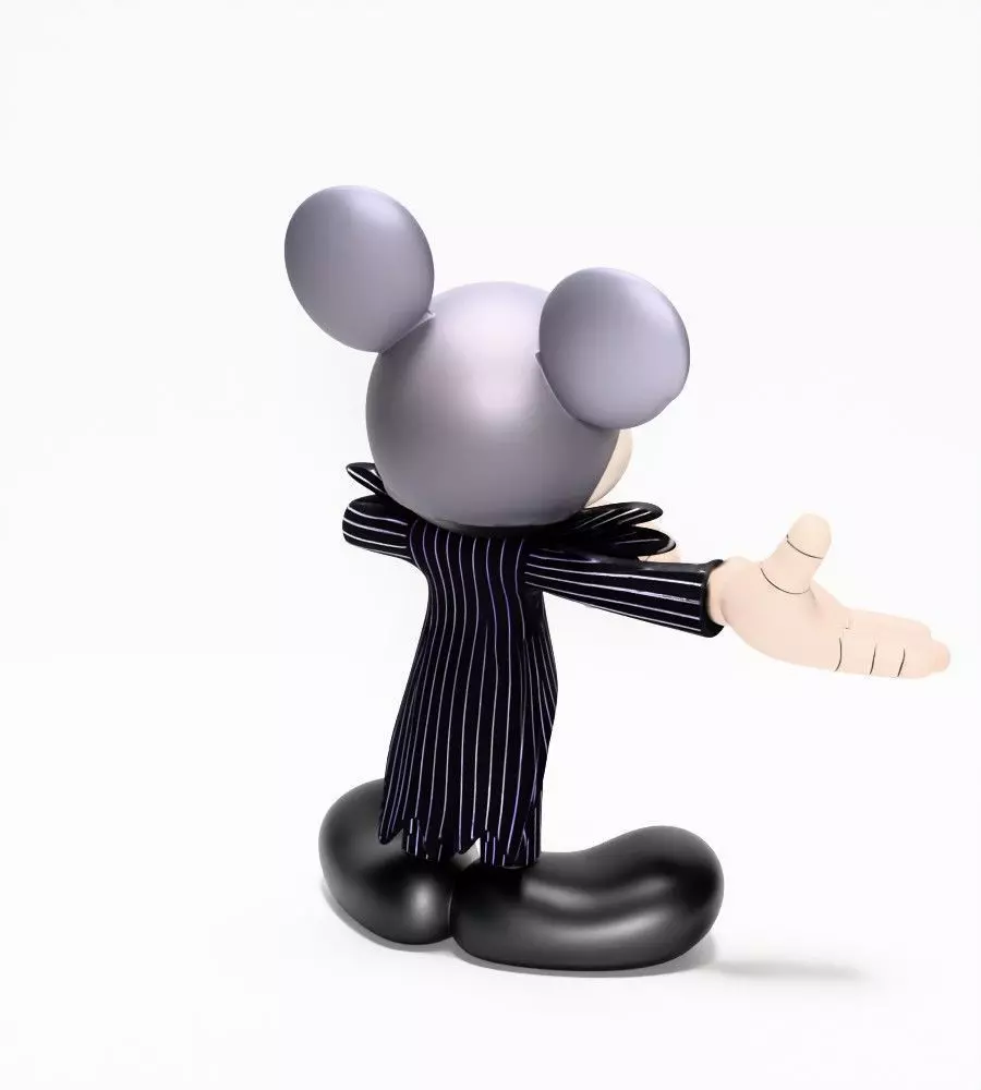 Mickey Mouse Jack Skellington Halloween toy 3D print model_13