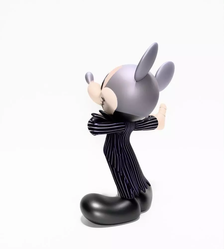 Mickey Mouse Jack Skellington Halloween toy 3D print model_8