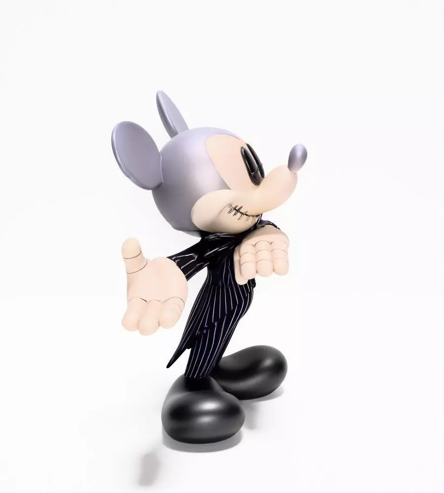 Mickey Mouse Jack Skellington Halloween toy 3D print model_18