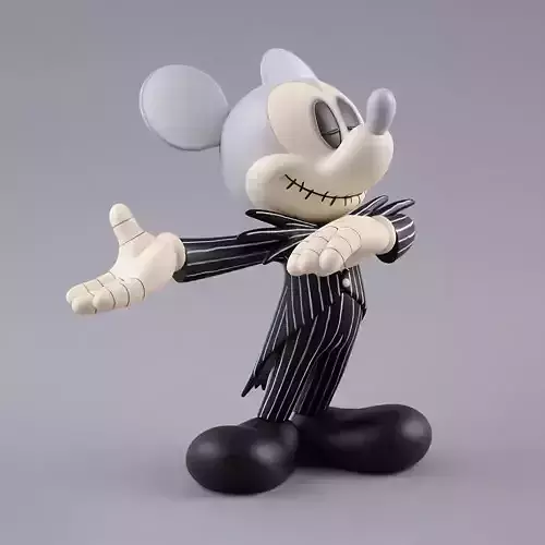 Mickey Mouse Jack Skellington Halloween toy
