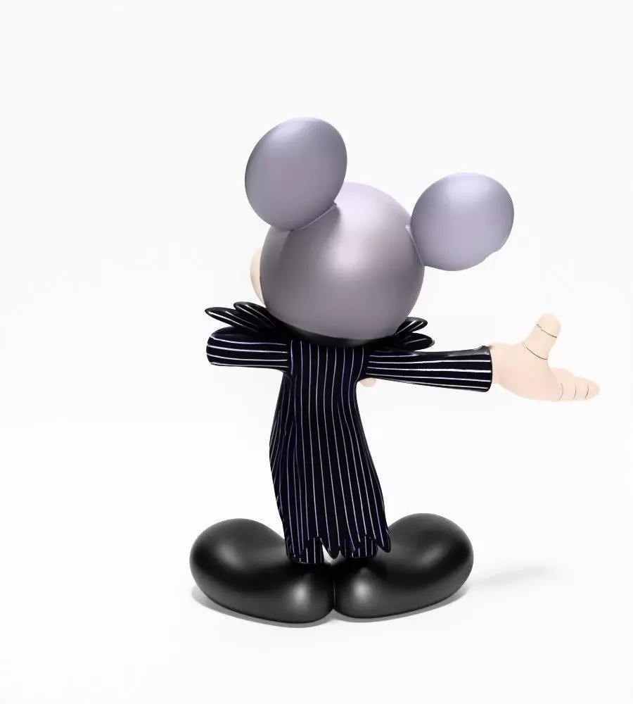 Mickey Mouse Jack Skellington Halloween toy 3D print model_11
