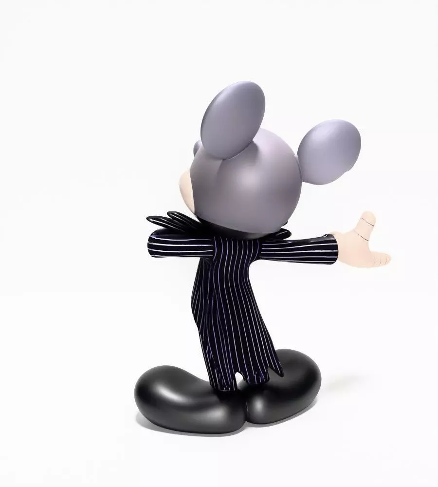 Mickey Mouse Jack Skellington Halloween toy 3D print model_10