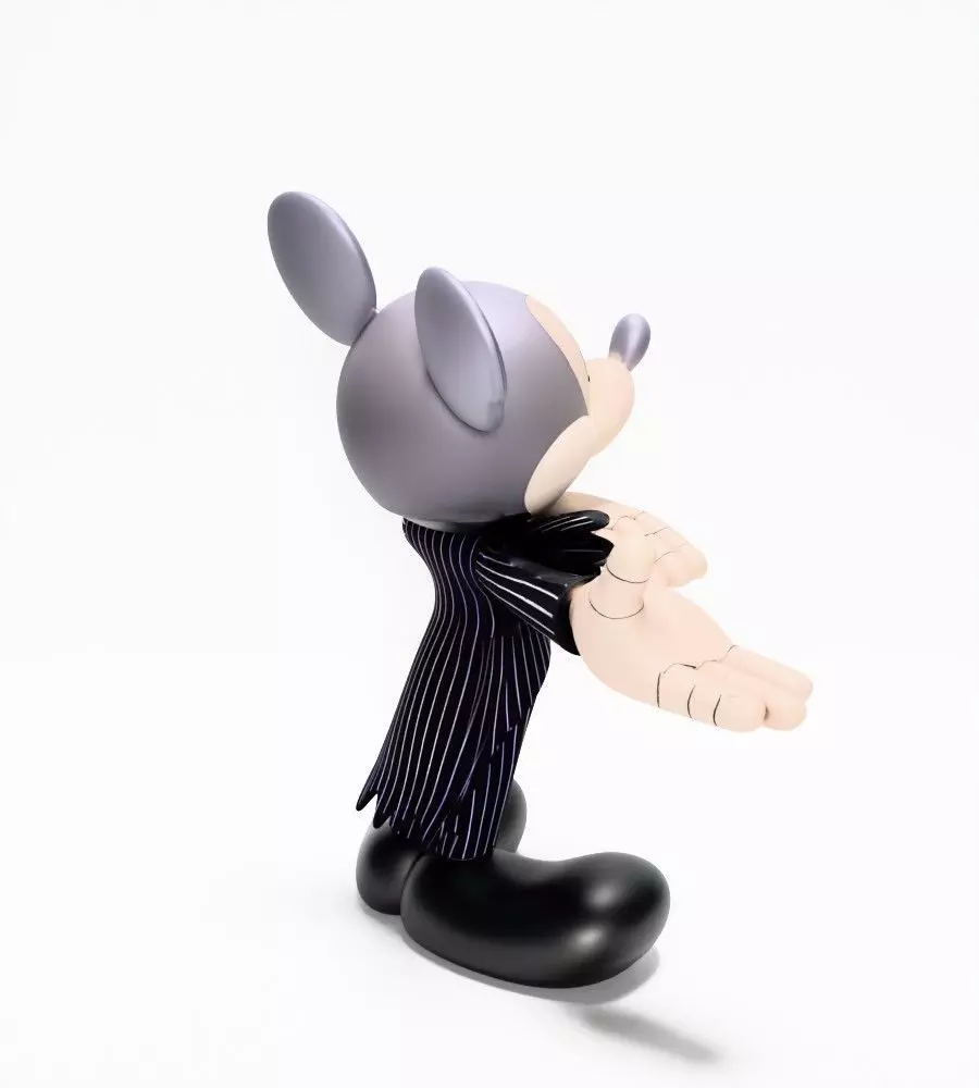 Mickey Mouse Jack Skellington Halloween toy 3D print model_15