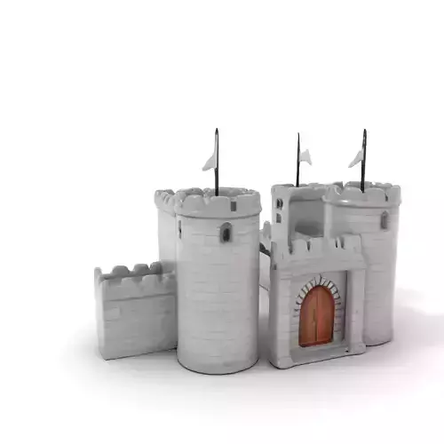 Stone Castle Fortress model pack