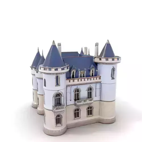 Majestic Scarlet Castle model pack